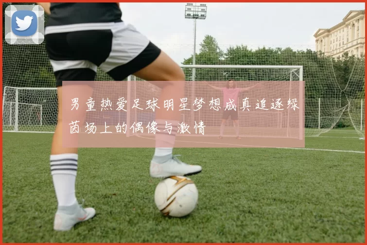 男童热爱足球明星梦想成真追逐绿茵场上的偶像与激情