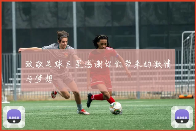 致敬足球巨星感谢你们带来的激情与梦想