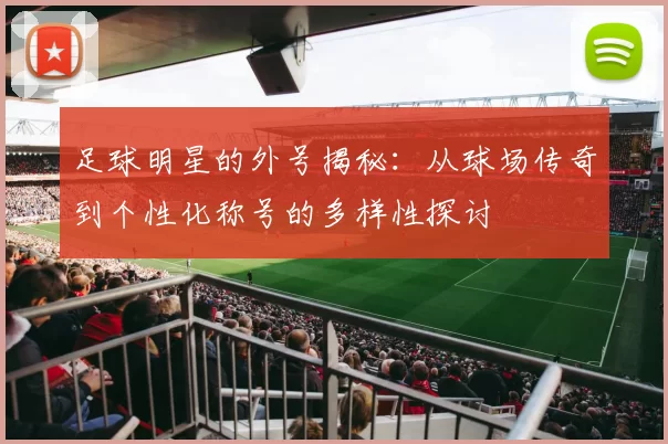 足球明星的外号揭秘：从球场传奇到个性化称号的多样性探讨